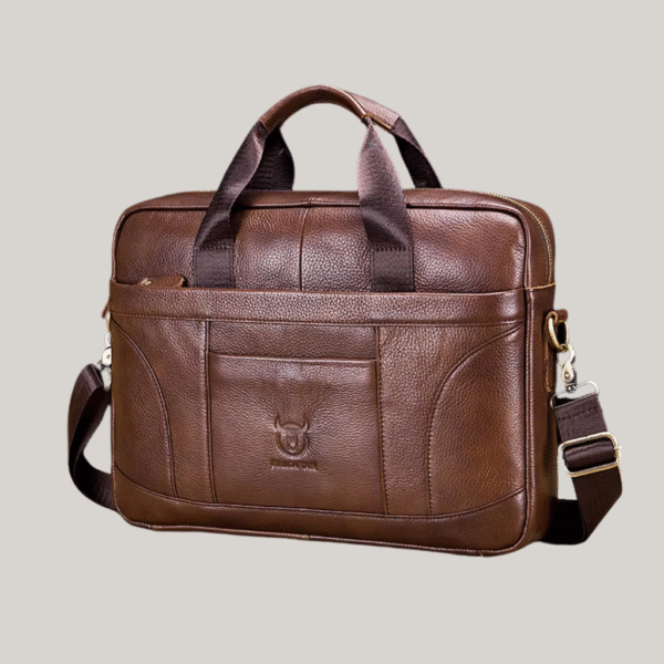 Bolsa Carteiro em Couro com Compartimento para Notebook de 14'' | Lugano - Imagem 2