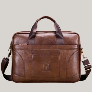 Bolsa Carteiro em Couro com Compartimento para Notebook de 14'' | Lugano