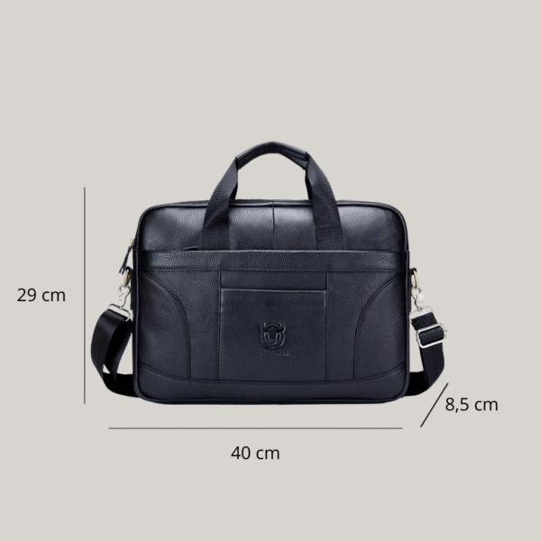 Bolsa Carteiro em Couro com Compartimento para Notebook de 14'' | Lugano - Imagem 13
