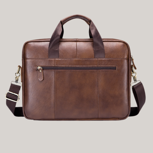 Bolsa Carteiro em Couro com Compartimento para Notebook de 14'' | Lugano - Imagem 3