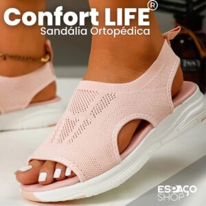 Sandália Ortopédica Confort Life
