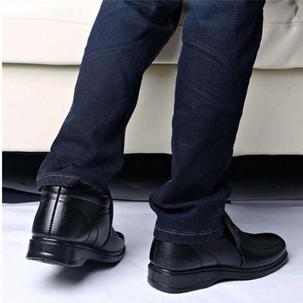 Bota de Inverno de Couro a Prova D'água - Imagem 10