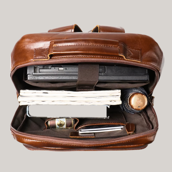 Mochila de Couro para Notebook de 15'' LeathFocus | Genebra - Imagem 6