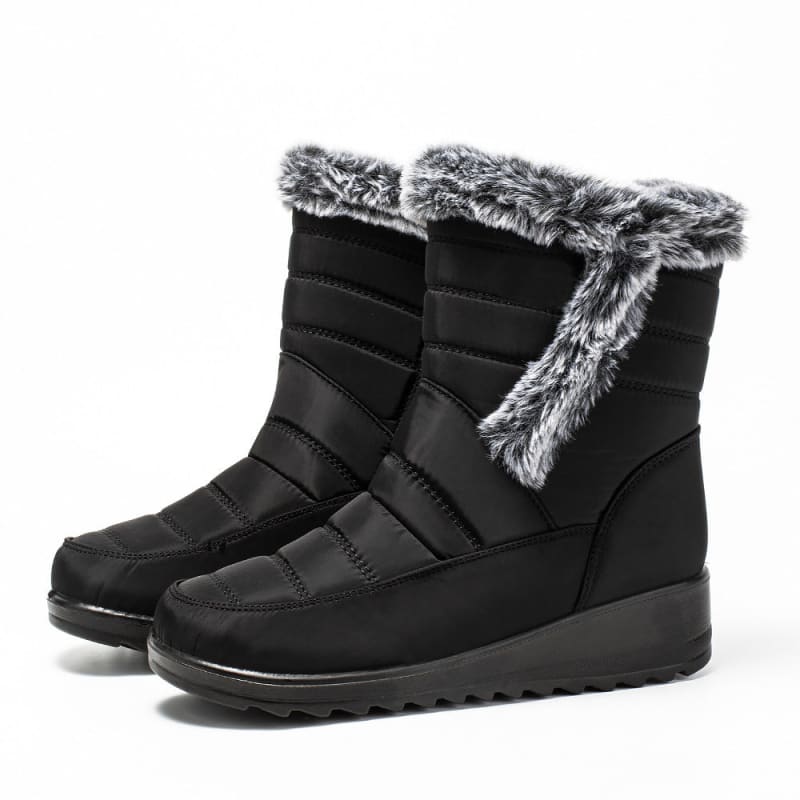 Bota Para Neve Feminina Forrada Impermeável