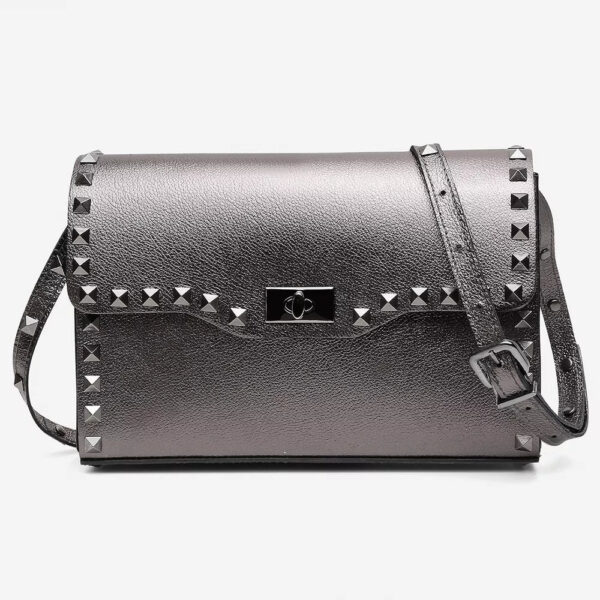Bolsa Feminina Aline em Couro Legitimo Preta Vittal